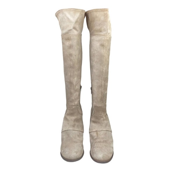 Nine West Women’s Tan Suede Riding Boots US 8 - Picture 3 of 8